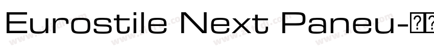 Eurostile Next Paneu字体转换